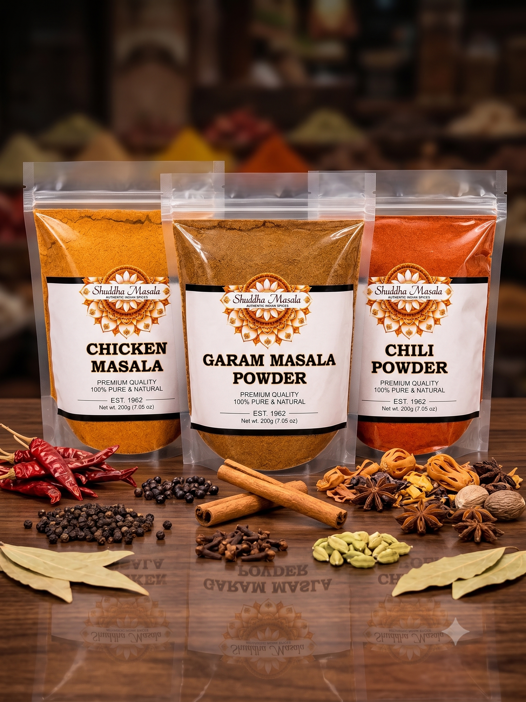 Chicken Masala + Garam Masala + Chili Powder